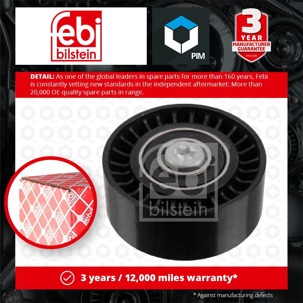 Febi Timing Belt Guide Pulley 176370 [PM1996183]