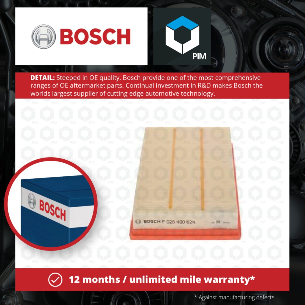 Bosch Air Filter F026400624 [PM1994801]