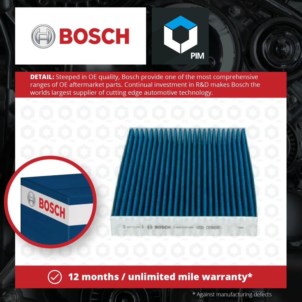 Bosch Pollen / Cabin Filter 0986628586 [PM1994401]