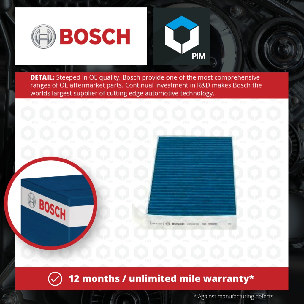 Bosch Pollen / Cabin Filter 0986628583 [PM1994398]