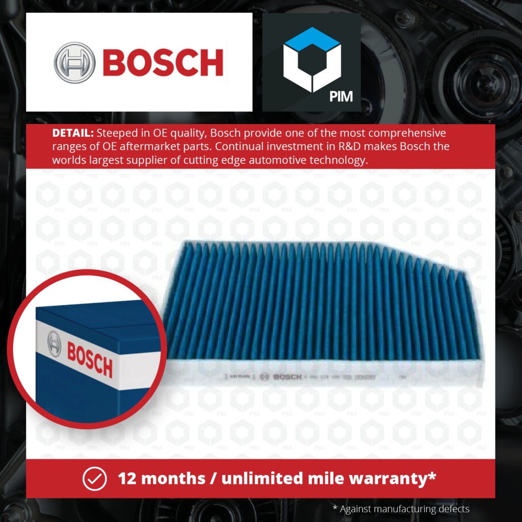 Bosch Pollen / Cabin Filter 0986628580 [PM1994396]