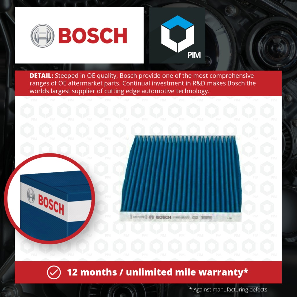 Bosch Pollen / Cabin Filter 0986628572 [PM1994388]