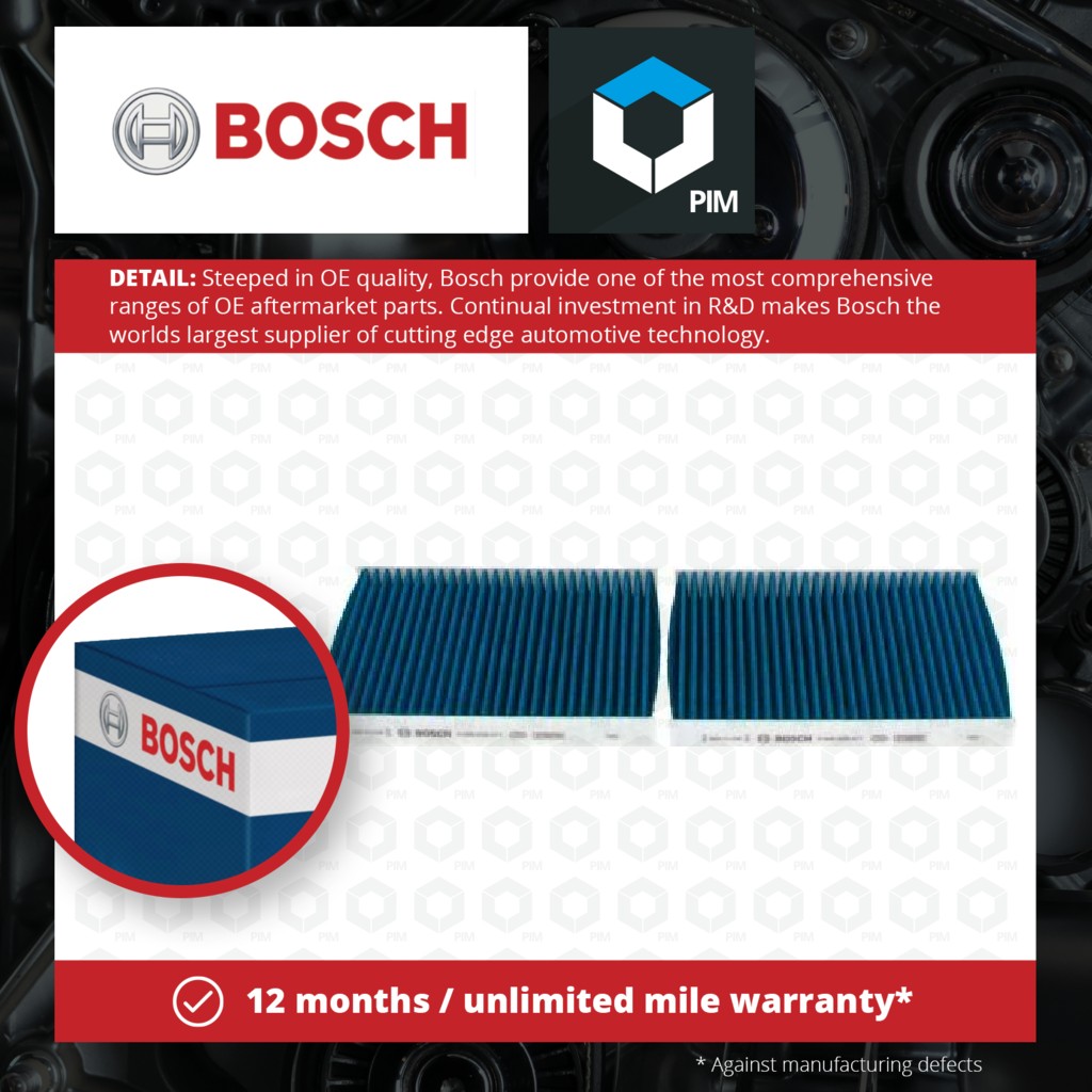 Bosch Pollen / Cabin Filter 0986628571 [PM1994387]