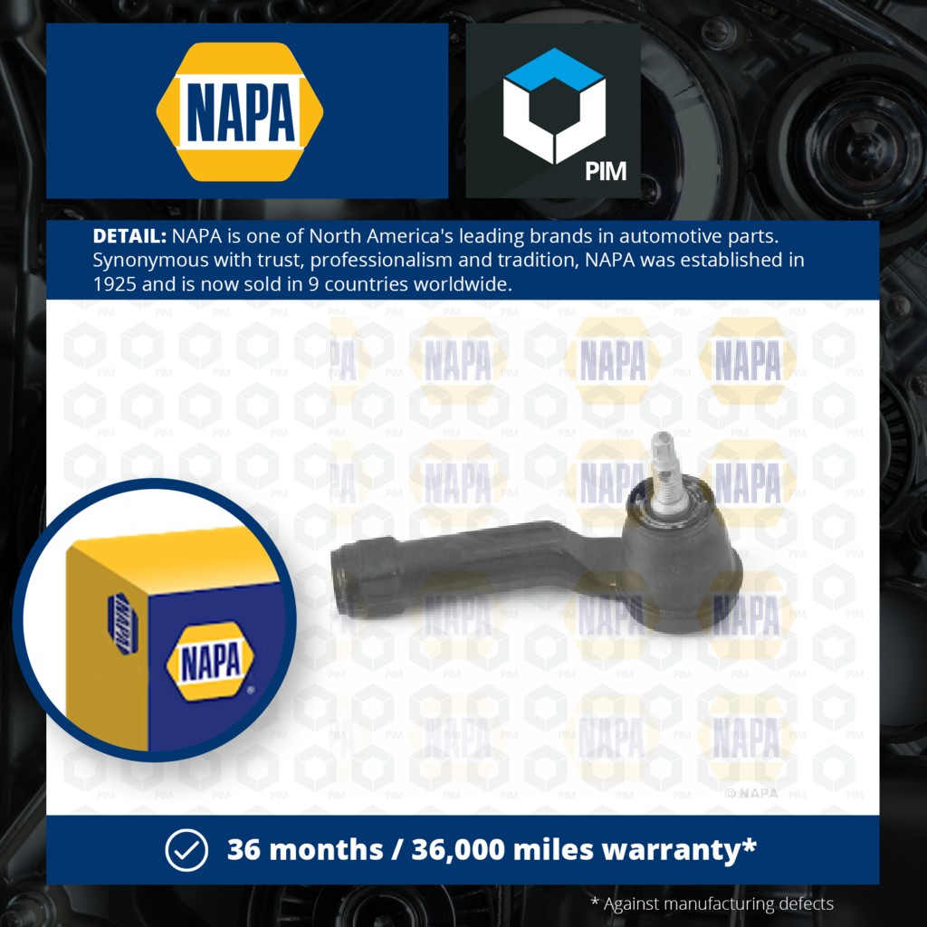 NAPA Tie / Track Rod End Right NST6601 [PM1991810]