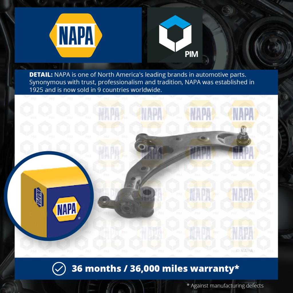 NAPA Wishbone / Suspension Arm Front Right NST2631 [PM1991733]