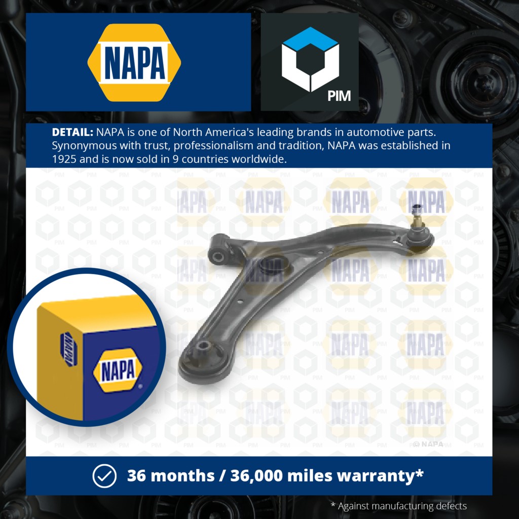 NAPA Wishbone / Suspension Arm Front Right NST2615 [PM1991717]