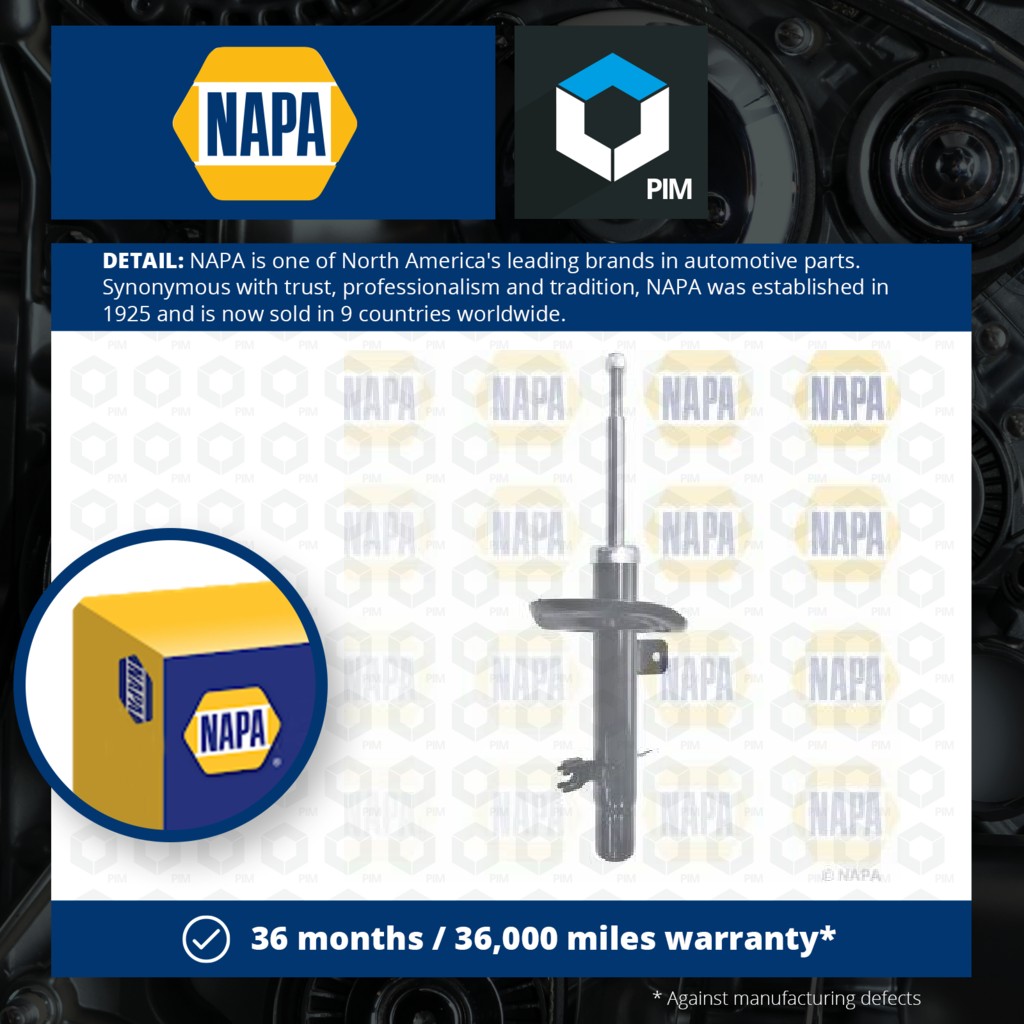 NAPA Shock Absorber (Single Handed) Front Right NSA1714 [PM1991592]