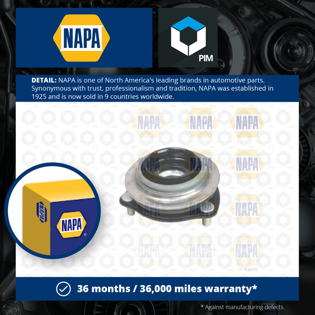 NAPA Top Strut Mounting Front NKM1116 [PM1991560]
