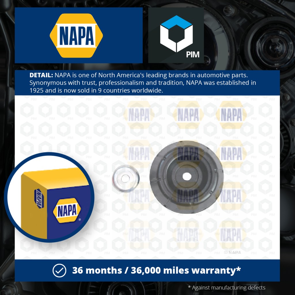 NAPA Top Strut Mounting Front NKM1083 [PM1991528]