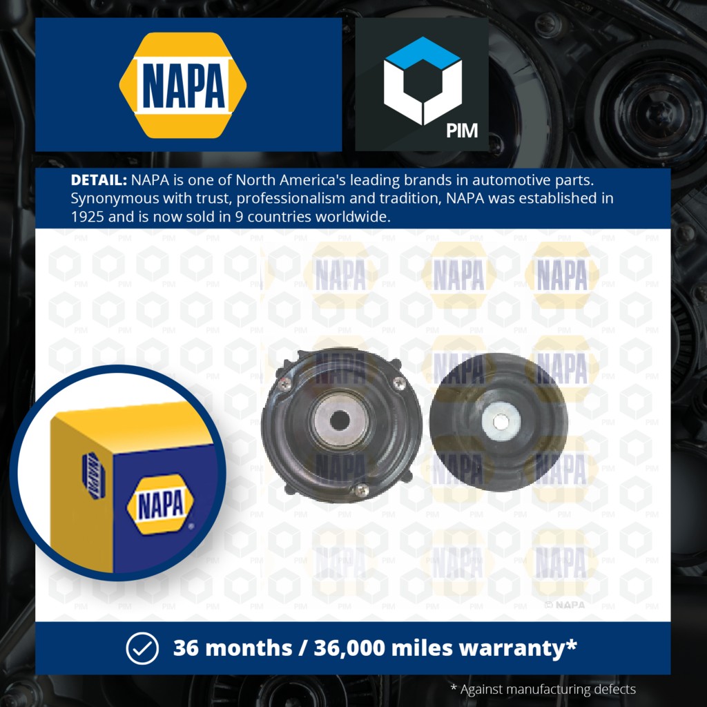 NAPA Top Strut Mounting Front NKM1066 [PM1991511]