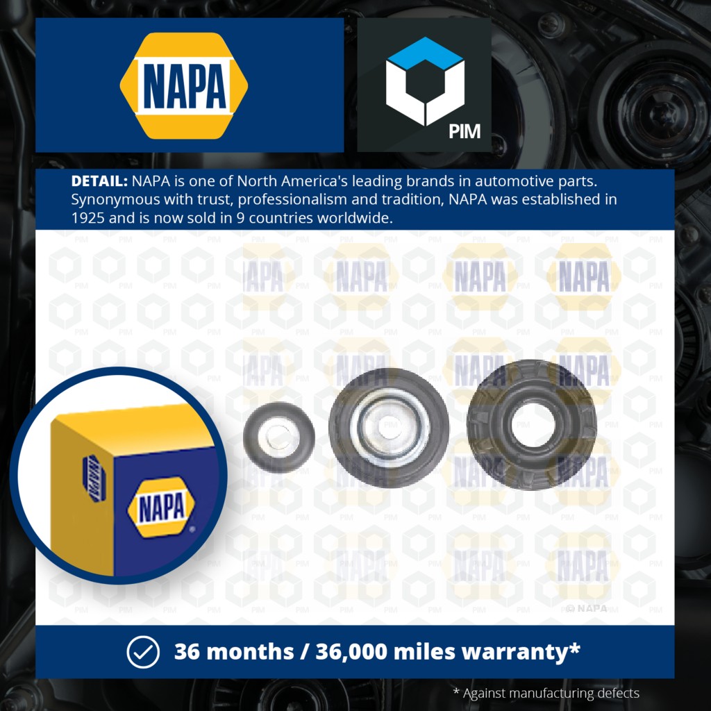 NAPA Top Strut Mounting Front NKM1065 [PM1991510]