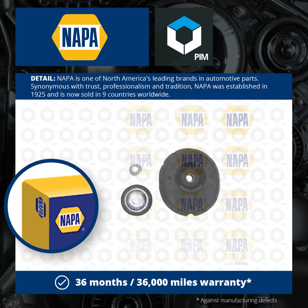 NAPA Top Strut Mounting Front NKM1044 [PM1991489]