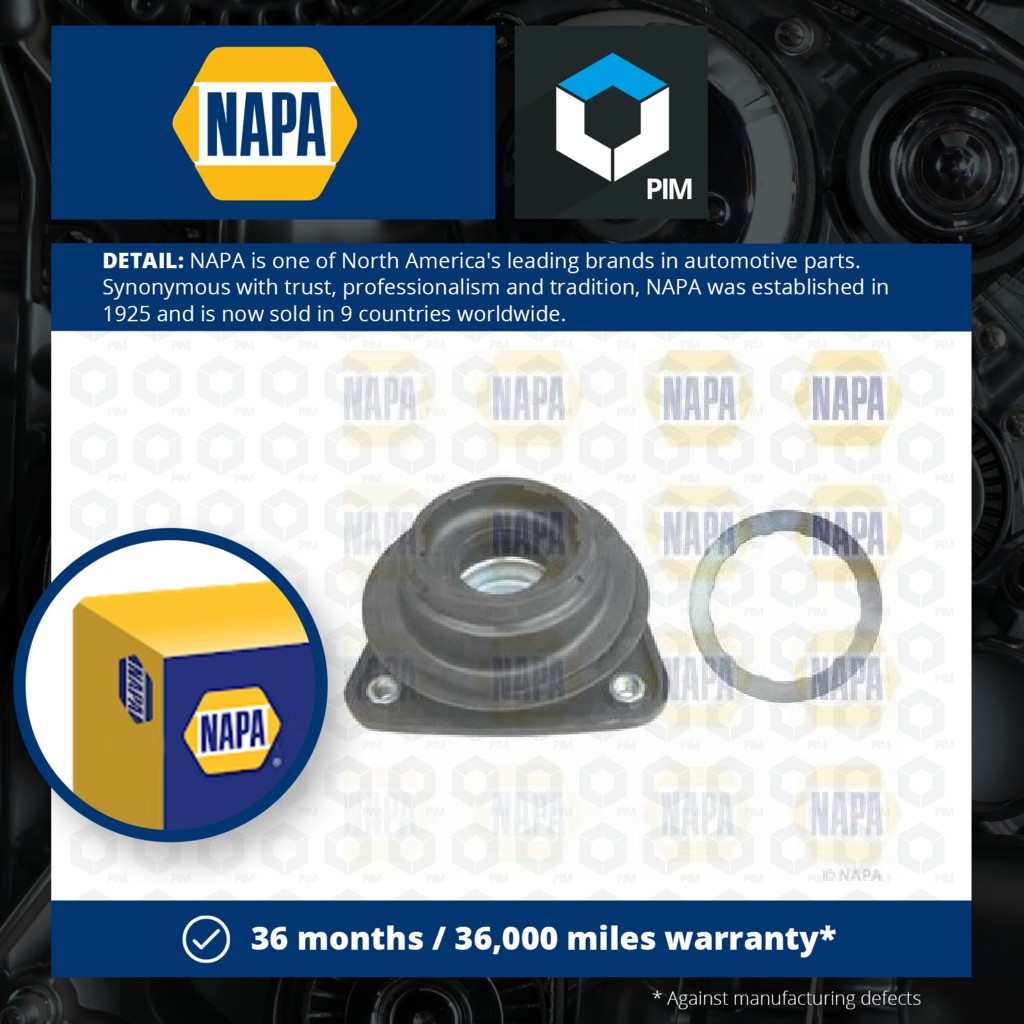 NAPA Top Strut Mounting Front NKM1042 [PM1991487]