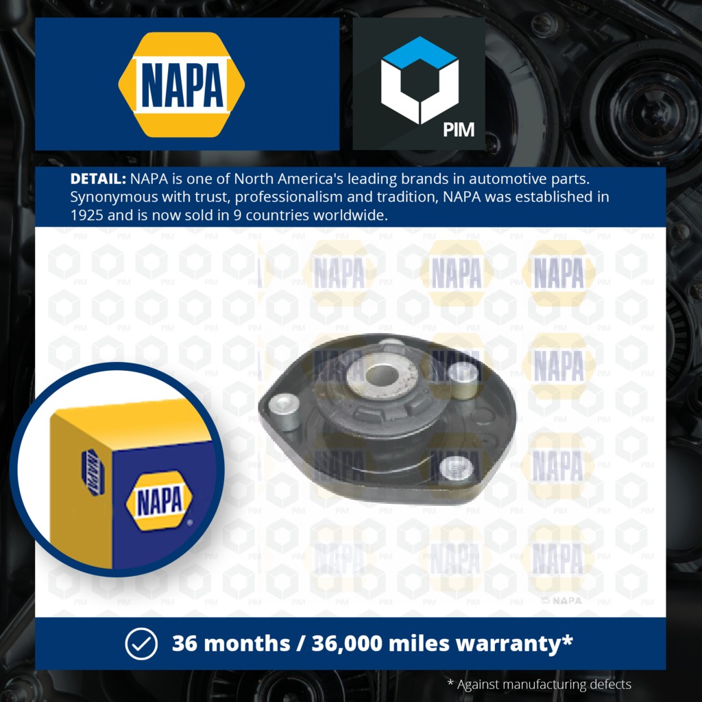 NAPA Top Strut Mounting Front NKM1025 [PM1991470]