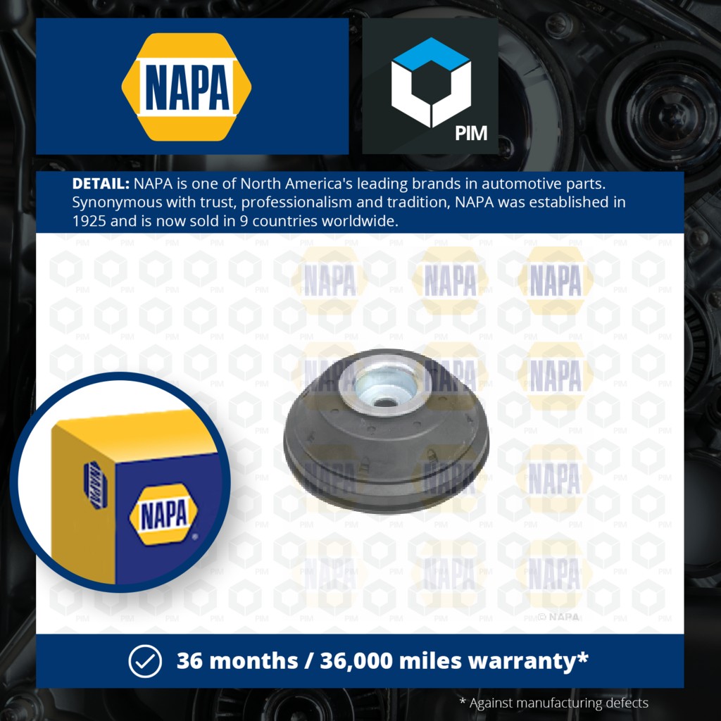 NAPA Top Strut Mounting Front NKM1002 [PM1991447]