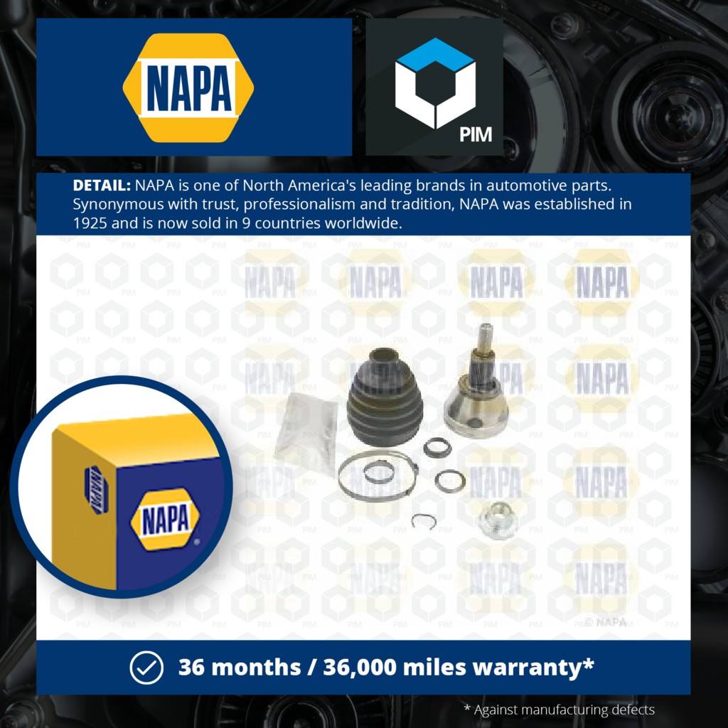 NAPA CV Joint Front Outer NCV1149 [PM1991364]