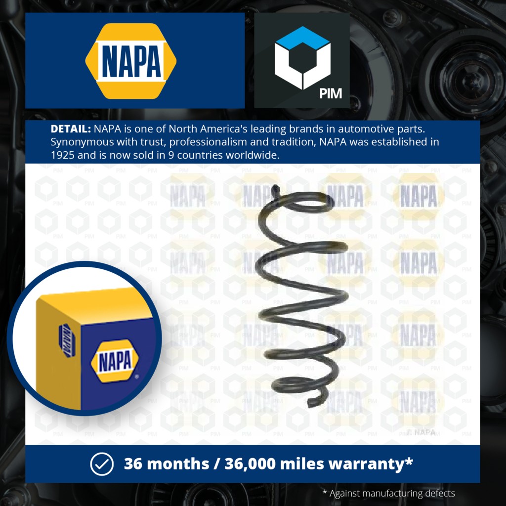 NAPA Coil Spring Front NCS1829 [PM1991346]