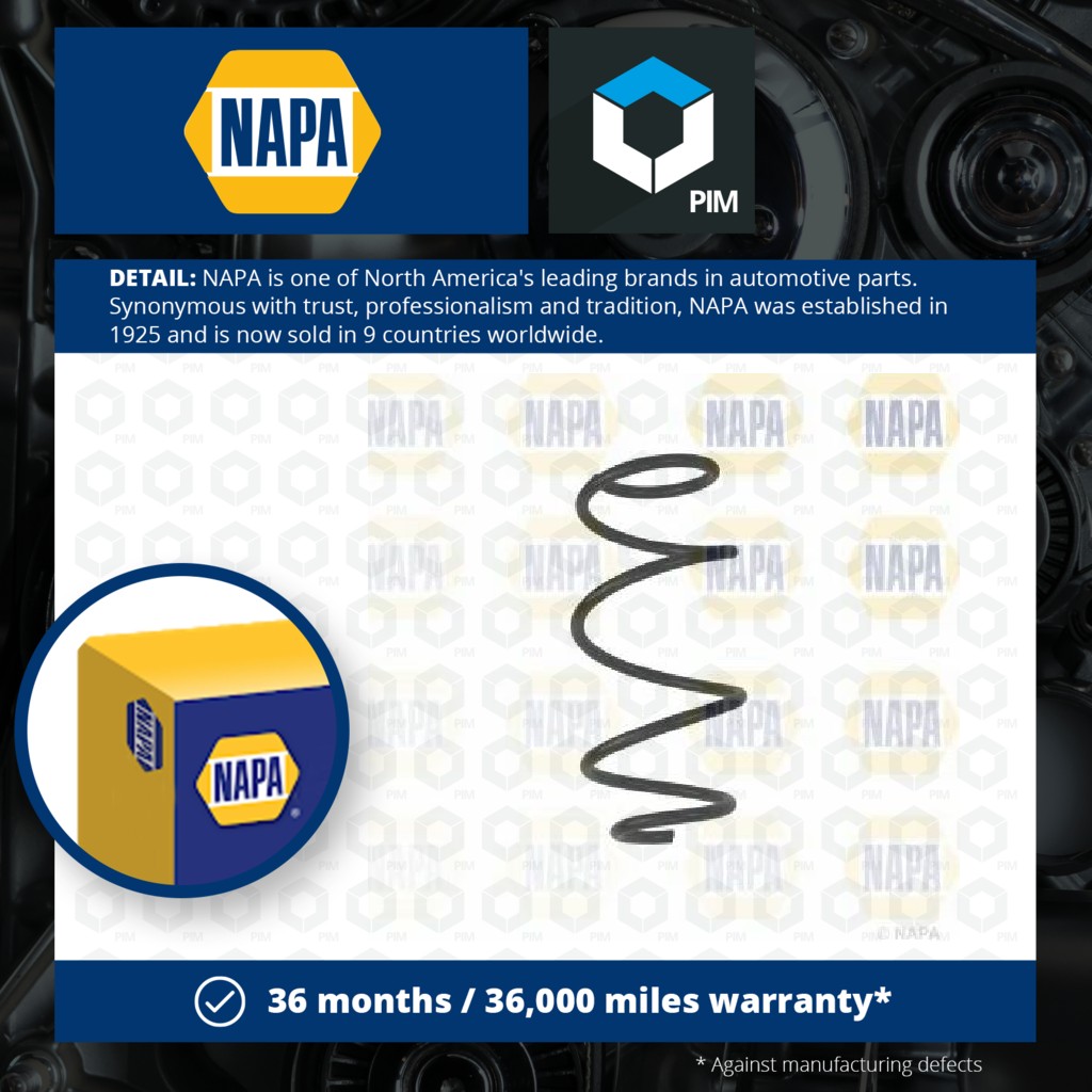 NAPA Coil Spring Front NCS1786 [PM1991303]