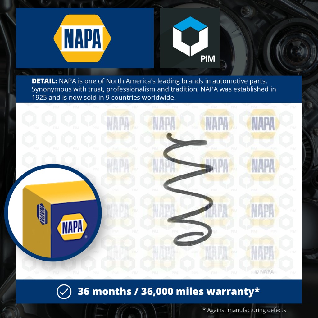 NAPA Coil Spring Front NCS1713 [PM1991230]