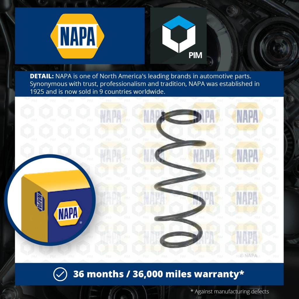 NAPA Coil Spring Front NCS1700 [PM1991217]