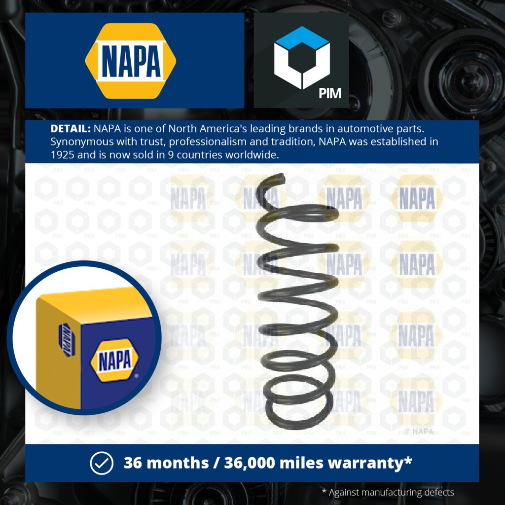 NAPA Coil Spring Front NCS1690 [PM1991207]