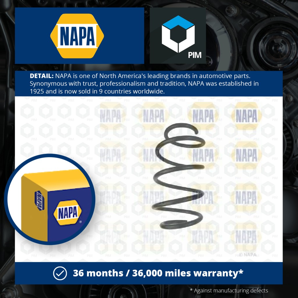 NAPA Coil Spring Front NCS1679 [PM1991196]