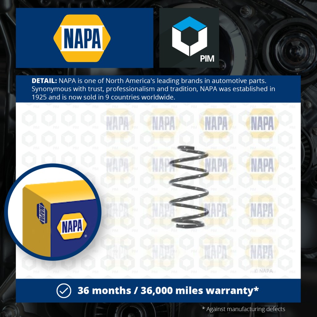 NAPA Coil Spring Front NCS1670 [PM1991187]