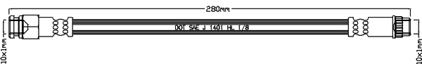 Juratek Brake Hose JBH1159 [PM1990944]