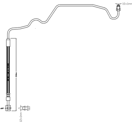 Juratek Brake Hose JBH1156L [PM1990940]