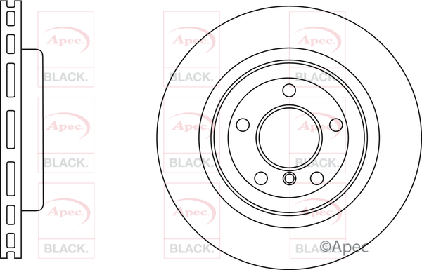 Apec Black DSK3135B