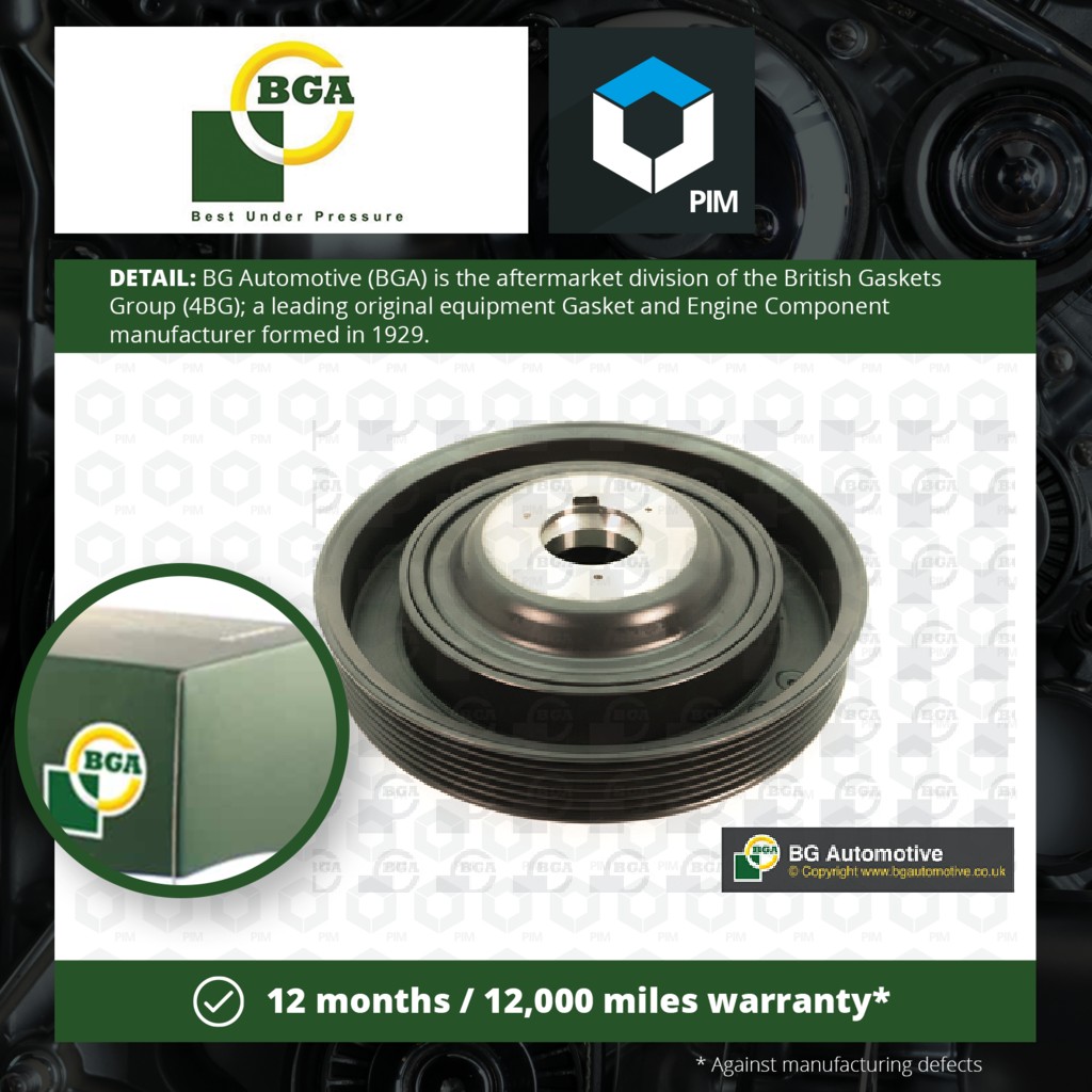 BGA Crankshaft Pulley DP6701 [PM1988340]