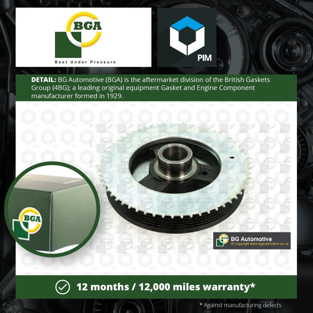 BGA Crankshaft Pulley DP5407 [PM1988332]