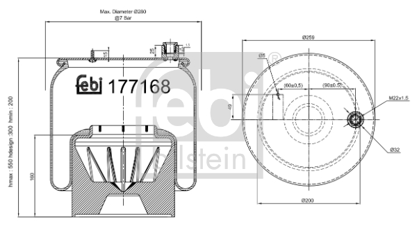 Febi 177168