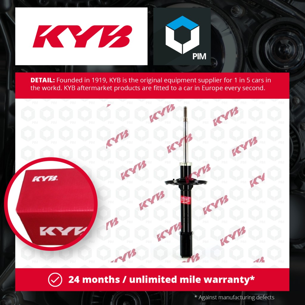 KYB 2x Shock Absorbers (Pair) Front 3338042 [PM1946547]