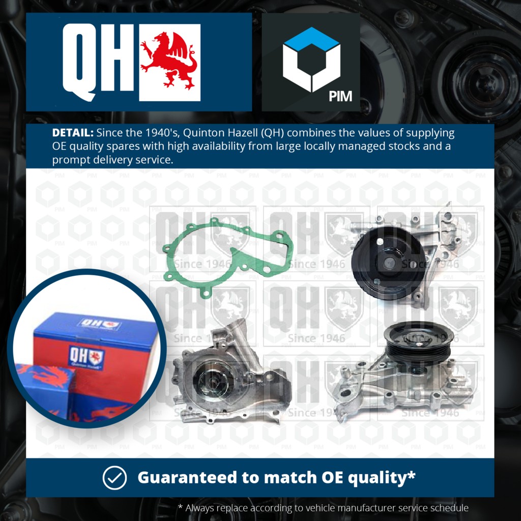 Quinton Hazell Water Pump QCP3982 [PM1946373]