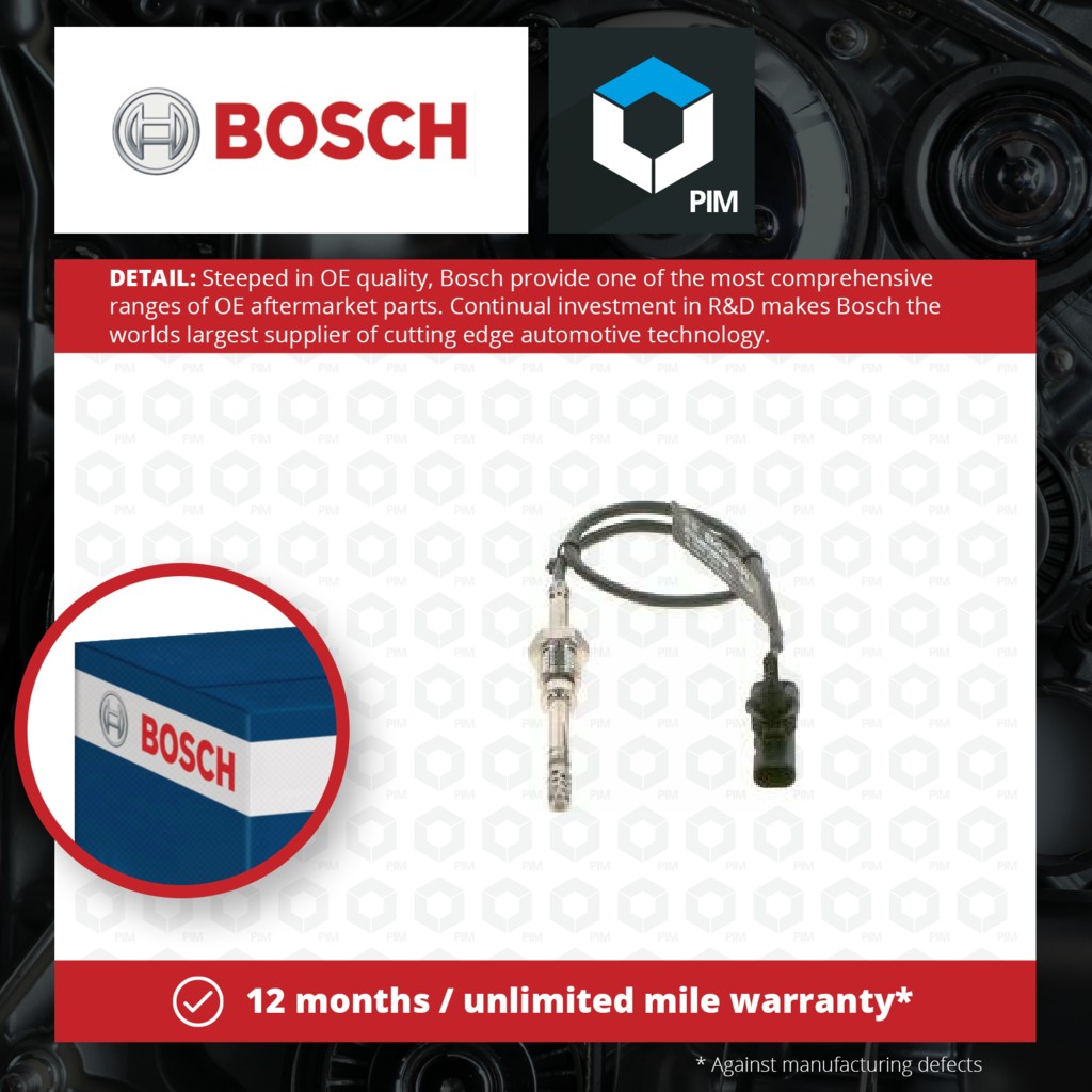 Bosch Exhaust Temperature Sensor Before DPF 0986259132 [PM1943420]