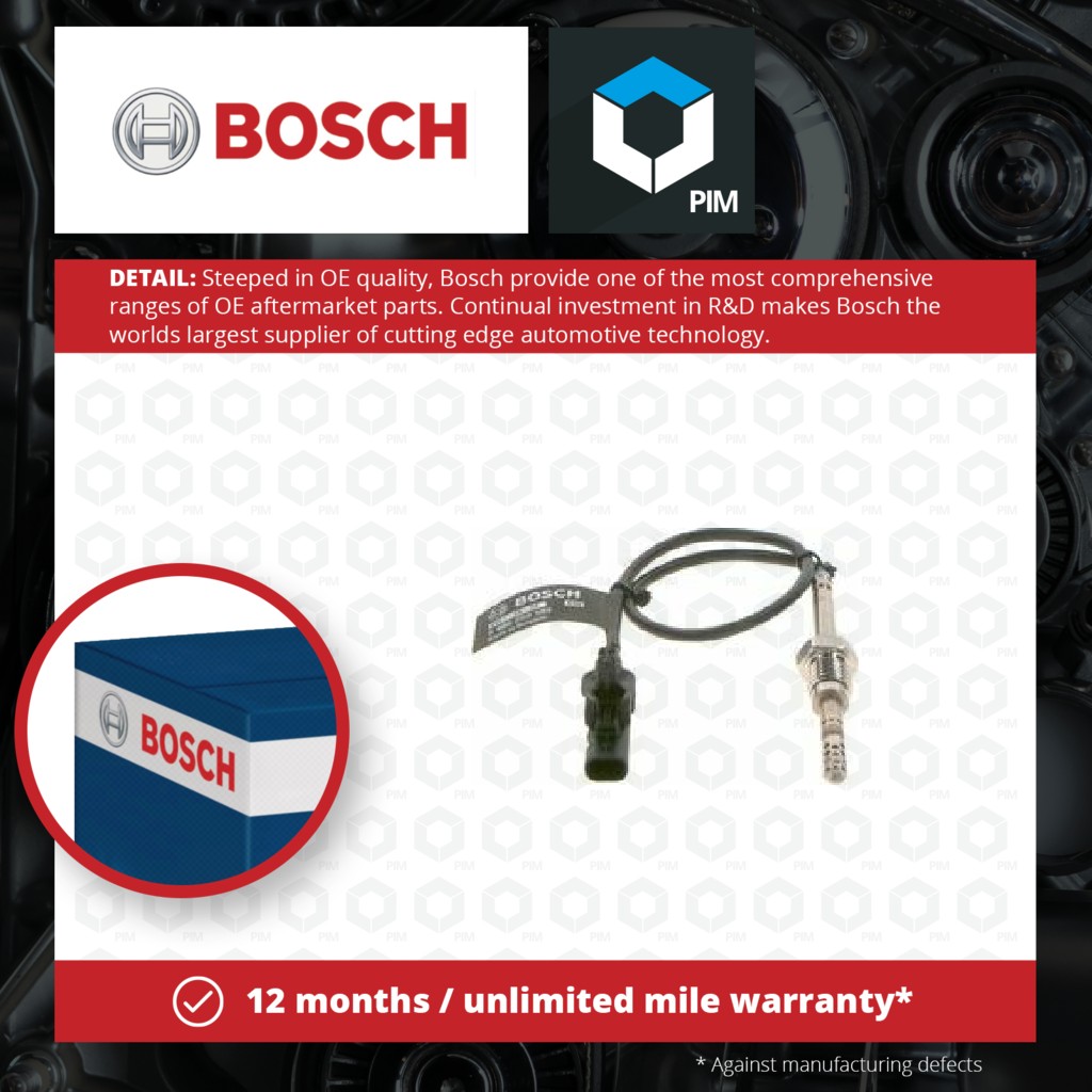 Bosch Exhaust Temperature Sensor Before DPF 0986259109 [PM1943397]