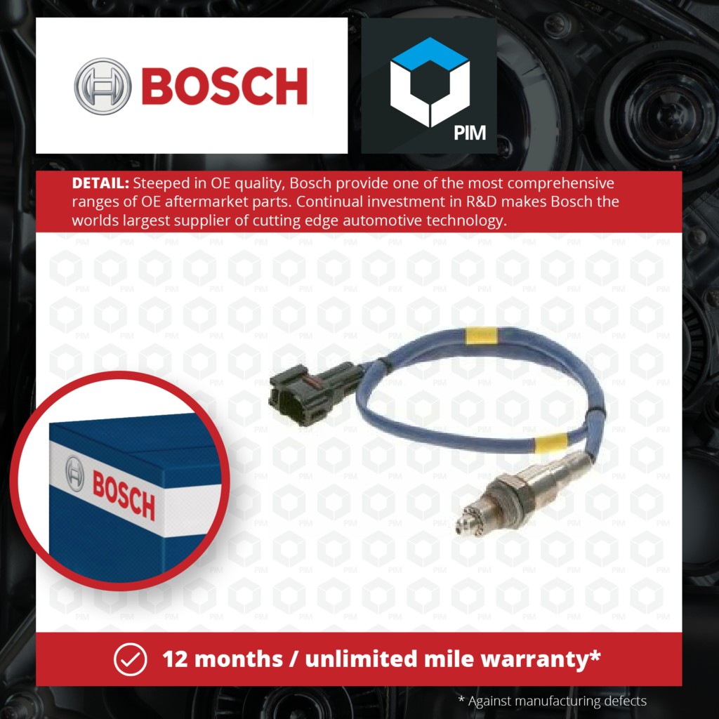 Bosch Lambda Sensor Post Cat 0258030230 [PM1942722]
