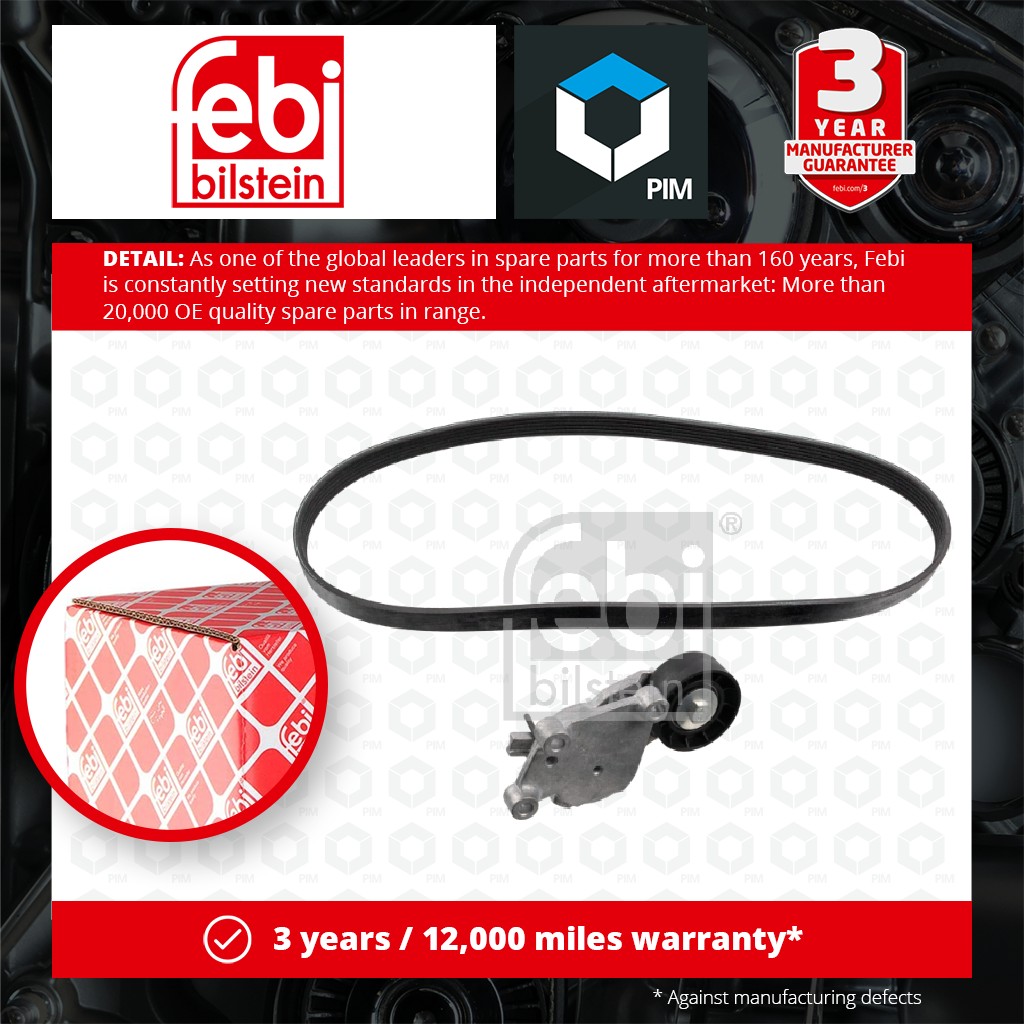 Febi Drive Belt Kit 176080 [PM1935456]
