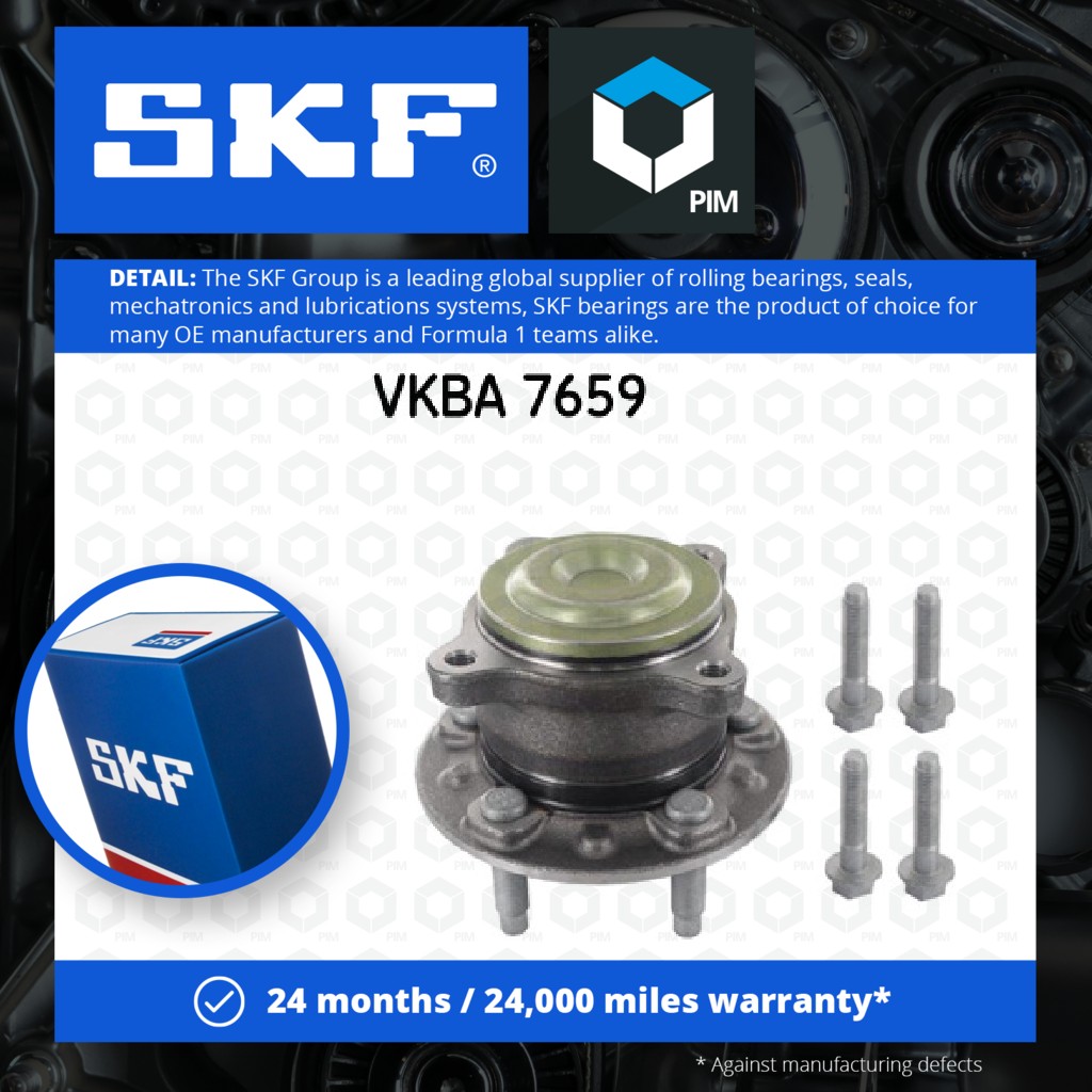 SKF Wheel Bearing Kit Rear VKBA7659 [PM1923952]