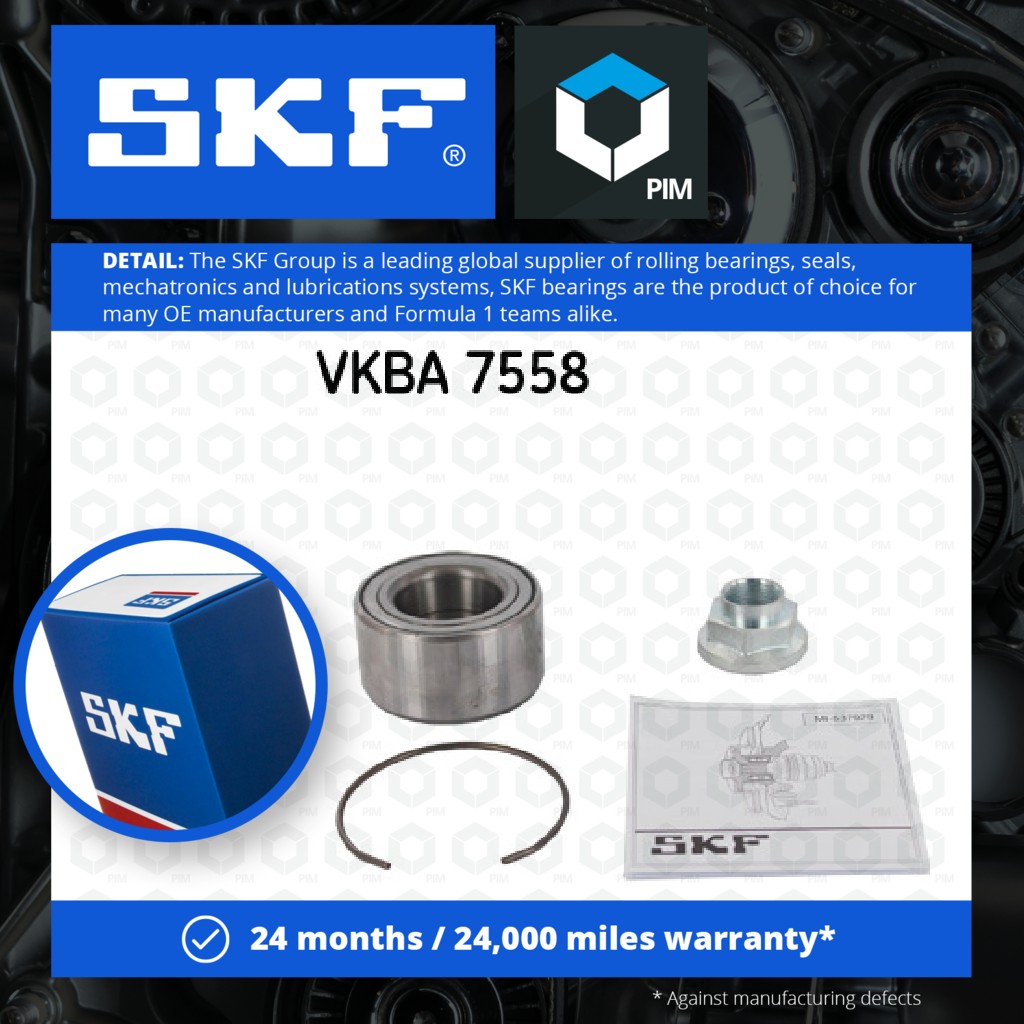 SKF Wheel Bearing Kit Front VKBA7558 [PM1923899]