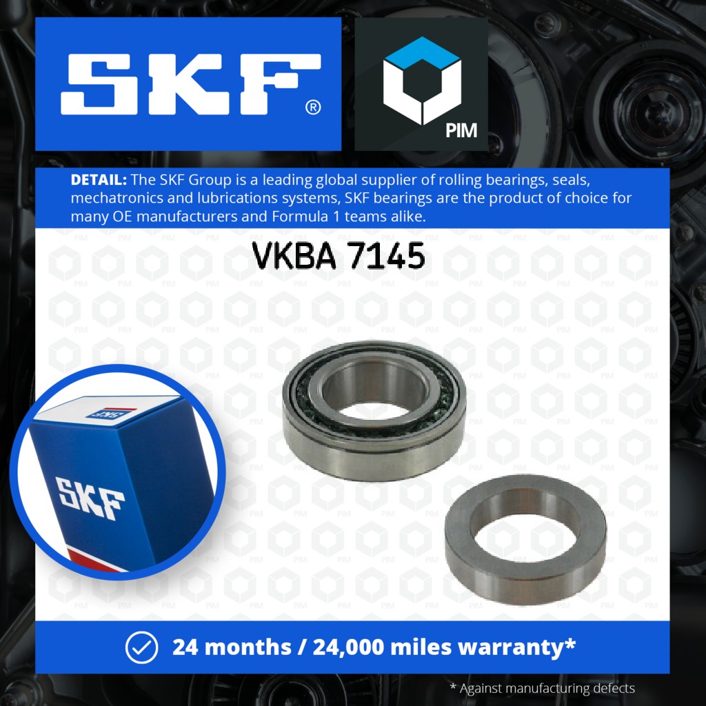 SKF Wheel Bearing Kit Rear VKBA7145 [PM1923843]