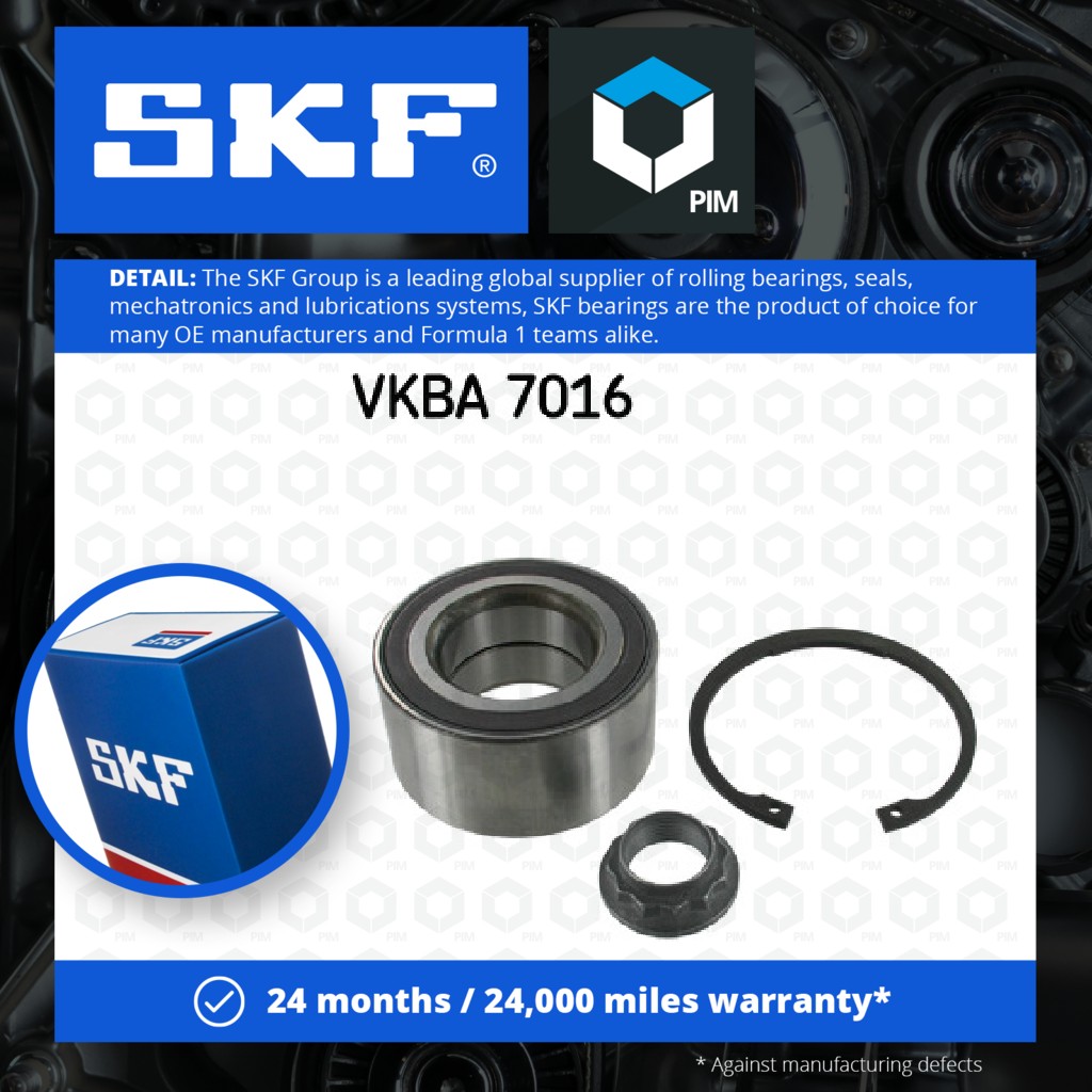 SKF Wheel Bearing Kit Rear VKBA7016 [PM1923796]