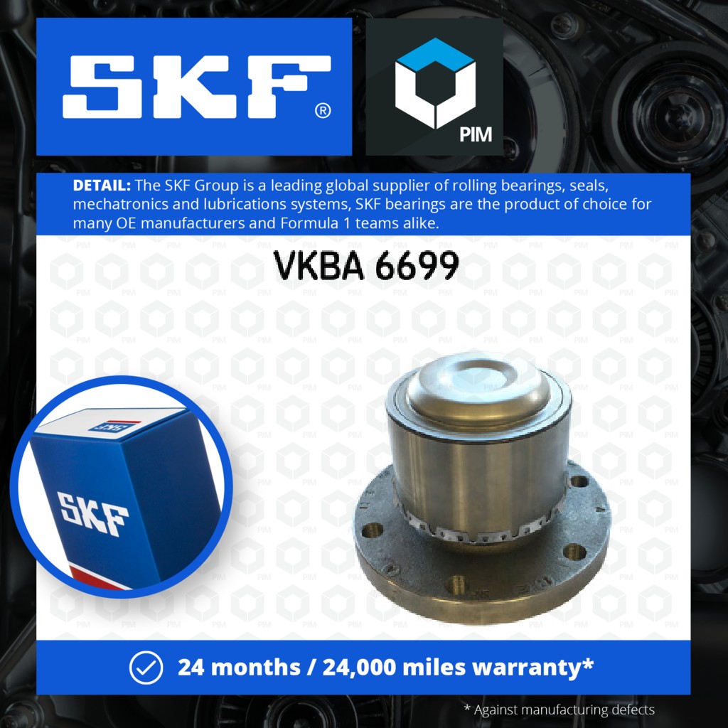 SKF Wheel Bearing Kit Front VKBA6699 [PM1923720]