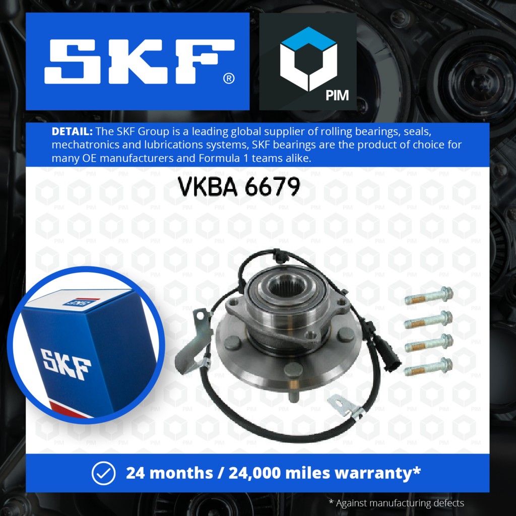 SKF Wheel Bearing Kit Rear Left VKBA6679 [PM1923715]