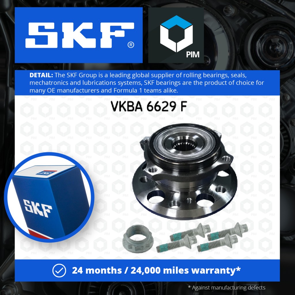 SKF Wheel Bearing Kit Rear VKBA6629F [PM1923704]