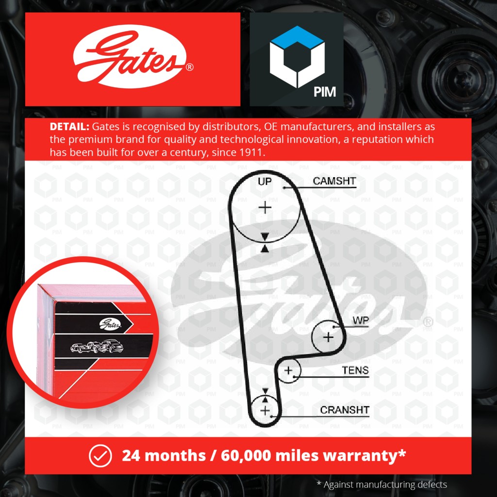 Gates Timing Belt 5233XS [PM156045]