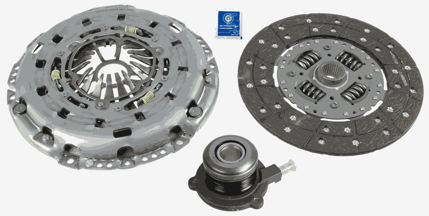 Sachs Clutch Kit 3pc (Cover+Plate+CSC) 3000990522 [PM1917672]