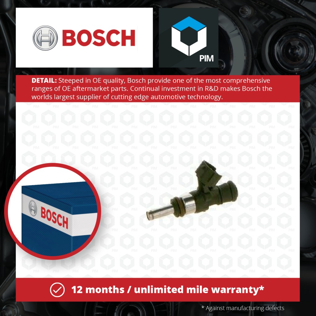 Bosch Petrol Fuel Injector 0280158448 [PM1917241]