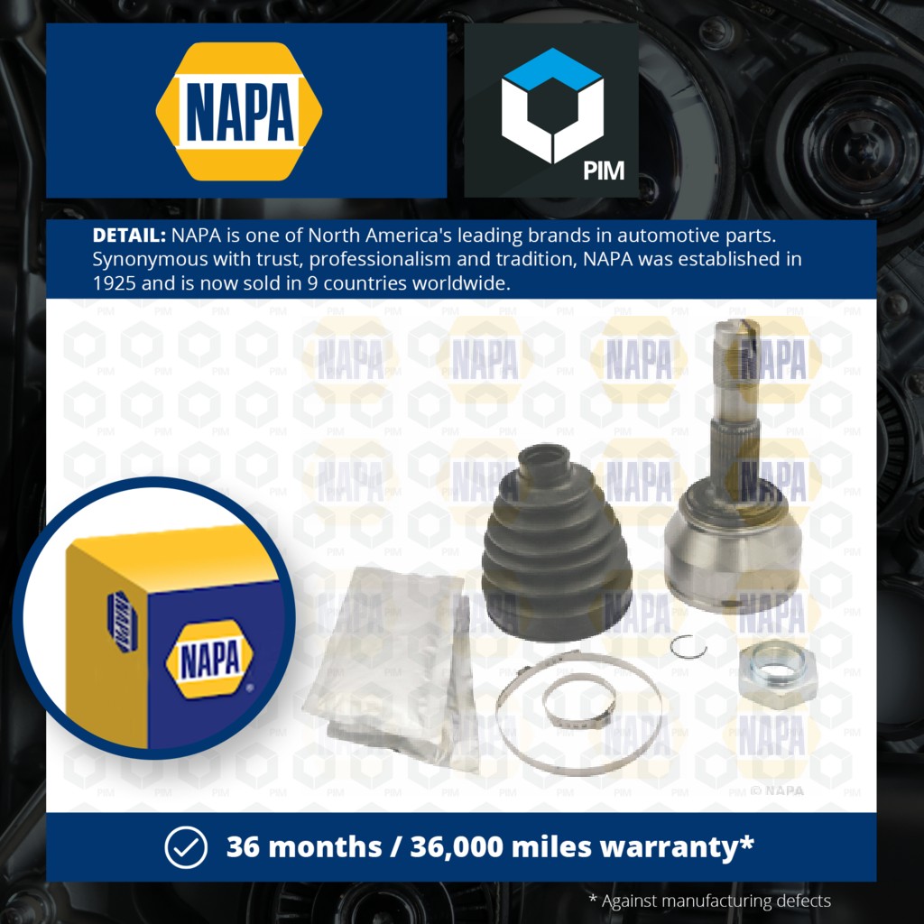 NAPA CV Joint Front Outer NCV1120 [PM1906748]